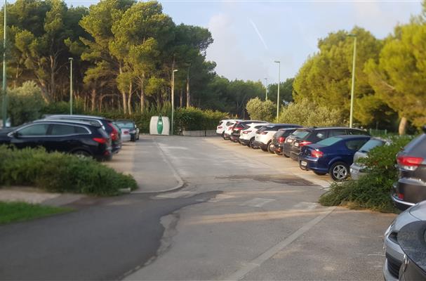 closed car park with 35 spaces